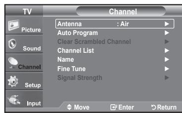 SAMSUNG LN37A450 - Selecting the Video Signal-source - 1