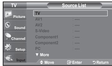 SAMSUNG LN37A450 - To Select the Source - 2