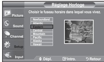 SAMSUNG LN37A450 - Option 2: Réglage Automatiquement de l'horloge - 5
