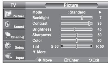 SAMSUNG LN37A450 - Viewing the Menus - 2