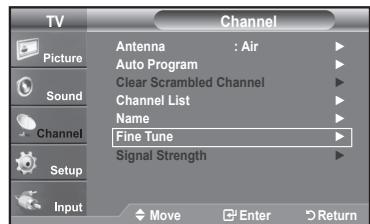 SAMSUNG LN37A450 - Viewing the Channel Lists - 8
