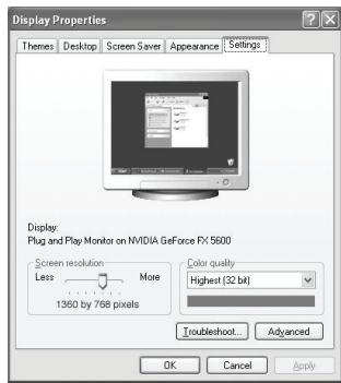 SAMSUNG LN37A450 - Configuration de votre logiciel PC (basée sur Windows XP) - 1