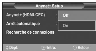 SAMSUNG LN37A450 - Configuration d'Anynet+ - 2