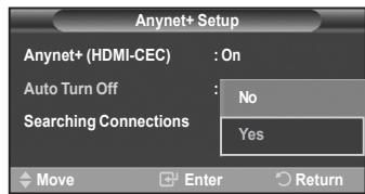 SAMSUNG LN40A450C1D - To use the Anynet ^+ Function, Anynet^+ (HDMI-CEC) must be set to On - 3
