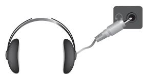 SAMSUNG LN40A450C1D - Connexion du casque (Vendu séparément) - 1