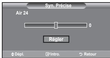 SAMSUNG LN40A450C1D - Syntonisation fine des chaînes analogiques - 4