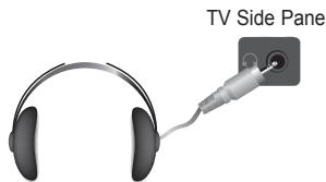 SAMSUNG LN40A450C1D - Connecting Headphones (Sold separately) - 1