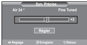 SAMSUNG LN40A450C1D - Syntonisation fine des chaînes analogiques - 3