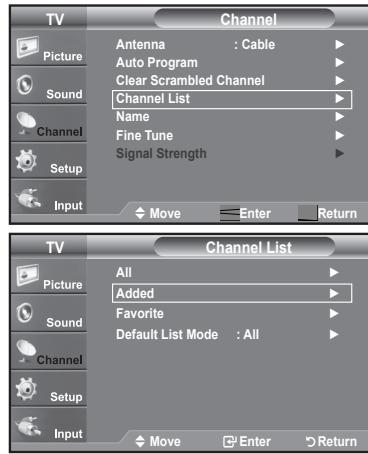 SAMSUNG LN40A450C1D - Adding and Erasing Channels - 7
