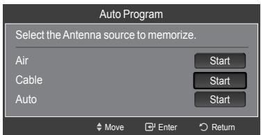 SAMSUNG LN40A540P2F - Storing Channels in Memory (Automatic Method) - 1