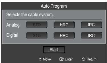 SAMSUNG LN40A540P2F - Storing Channels in Memory (Automatic Method) - 2