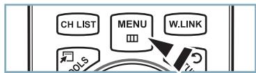 SAMSUNG LN40A540P2F - Visualisation des menus - 1