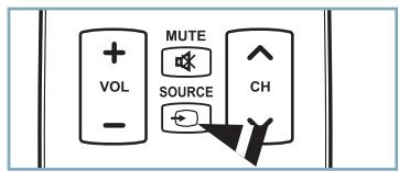 SAMSUNG LN40A650A1F - To Select the Source - 1
