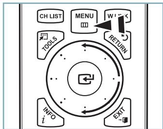 SAMSUNG LN40A650A1F - Visualisation des menus - 1