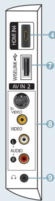 SAMSUNG LN40A650A1F - Panneau arrêt / Prises du panneau létal - 2