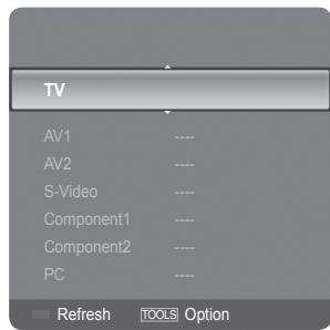 SAMSUNG LN40A650A1F - To Select the Source - 2