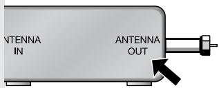 ANTENNA IN ANTENNA OUT
