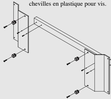 SAMSUNG LTN406W - Comment fixer la télévision LCD à son support - 2