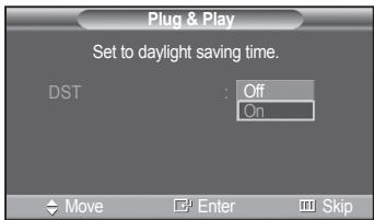 SAMSUNG PN42A450 - Setting the Clock Automatically - 7