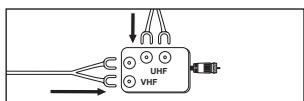 SAMSUNG PN42A450 - Antennes VHF et UHF séparées - 4