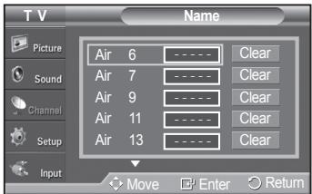 SAMSUNG PN42A450 - Setting the Default Channel List Mode - 5