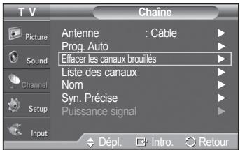 SAMSUNG PN42A450 - Suppression des canaux brouillés - canaux numériques - 1