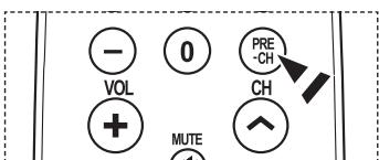 SAMSUNG PN42A450 - Touche pre-ch pour synchroniser le canal précédent - 4