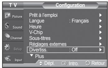 SAMSUNG PN42A450 - Réglage de l'effet lumineux - 3