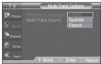 SAMSUNG PN42A450 - Preferred language - 2