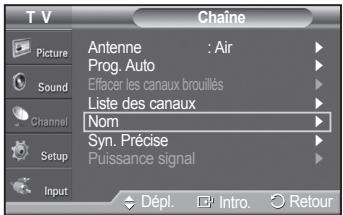SAMSUNG PN42A450 - Réglage du mode de liste des canaux par défaut - 4