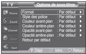 SAMSUNG PN42A450 - Affichage des sous-titres codés (messages à l'écran) - numériques - 6