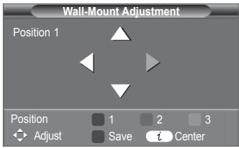 SAMSUNG PN42A450 - Moving to the remembered position - 1