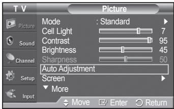 SAMSUNG PN42A450 - Adjusting the Screen Quality - 1