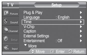 SAMSUNG PN42A450 - Setting the On/Off Timer - 6