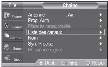 SAMSUNG PN42A450 - Suppression des canaux brouillés - canaux numériques - 8