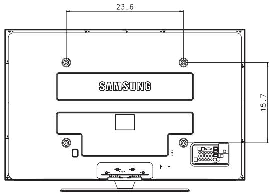 SAMSUNG PN42A450 - Comment assembler le support - 5