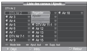 SAMSUNG PN42A450 - Suppression des canaux brouillés - canaux numériques - 6