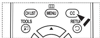 SAMSUNG PN42A450 - Affichage des sous-titres codés (messages à l'écran) - numériques - 7