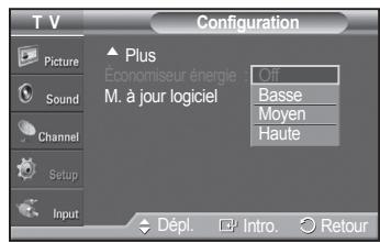 SAMSUNG PN42A450 - Fonction économiqueur d'énergie - 2