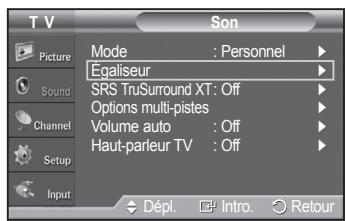 SAMSUNG PN42A450 - Réglages audio - 1