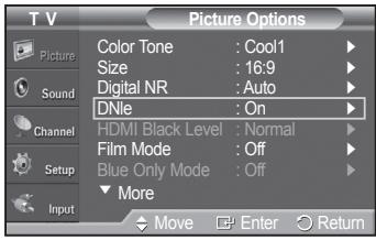 SAMSUNG PN42A450 - Setting the Film Mode - 1