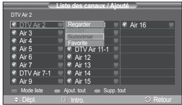 SAMSUNG PN42A450 - Suppression des canaux brouillés - canaux numériques - 7