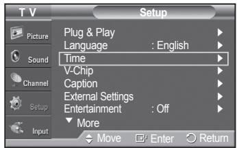 SAMSUNG PN42A450 - Setting the On/Off Timer - 1