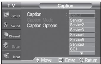 SAMSUNG PN42A450 - Viewing Closed Captions (On-Screen Text Messages) - Digital - 4