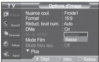 SAMSUNG PN42A450 - Réglage du mode film - 4