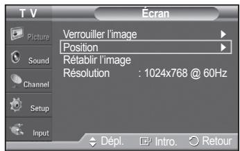 SAMSUNG PN42A450 - Initialisation de la position de l'écran - 2