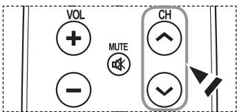 SAMSUNG PN42A450 - Touche pre-ch pour synchroniser le canal précédent - 1