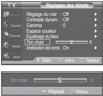 SAMSUNG PN42A450 - Activation de l'équilibrage du blanc - 8