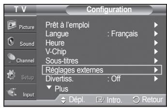 SAMSUNG PN42A450 - Réglage de l'effet lumineux - 1