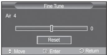 SAMSUNG PN42A450 - Fine Tuning Analog Channels - 4